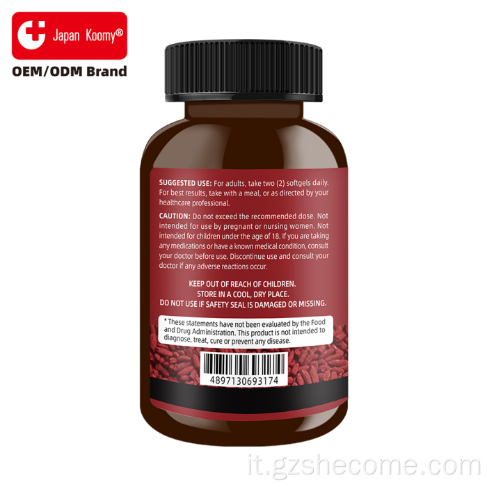 Integratore CoQ10 di riso rosso fermentato Shecome per adulti